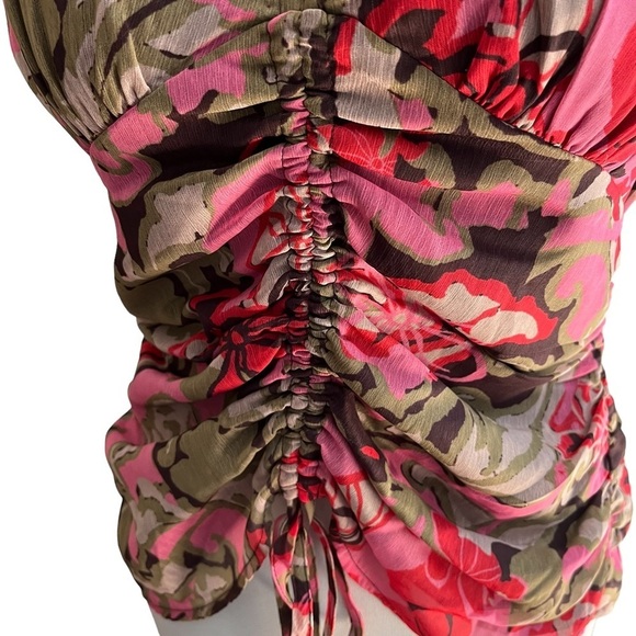 Free People Kyle Printed Halter Top S - Picture 6 of 8